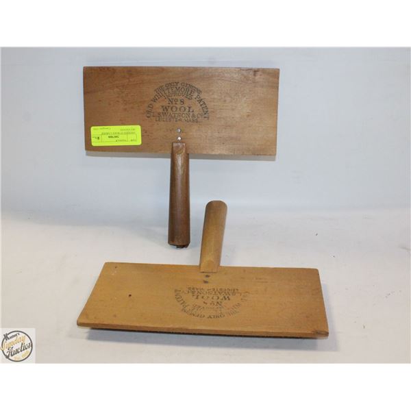 ANTIQUE #5 WOOL CARDER SET-ESTATE