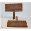 Image 2 : ANTIQUE #5 WOOL CARDER SET-ESTATE