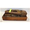 ANTIQUE WOOD MALLET & ANTIQUE WOOD