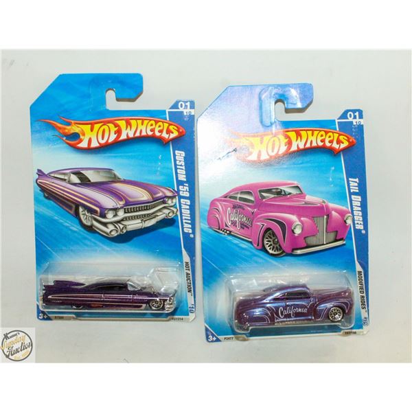SEALED 2 HOTWHEELS 2009 #1 OF 10