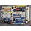 Image 1 : LARGE FLAT OF VHS MOVIES FROM 1980'S-2000'S