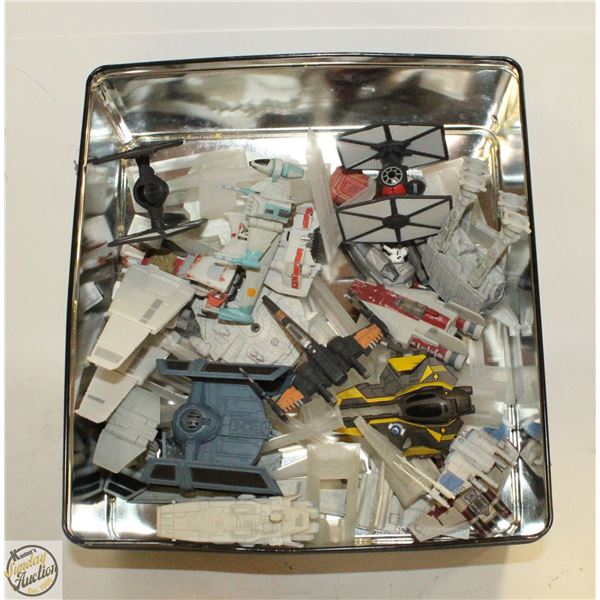 LOT OF VARIOUS STAR WARS SHIPS WITH STANDS