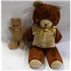 Image 1 : 2 ANTIQUE TEDDY BEARS TOGETHER-ESTATE