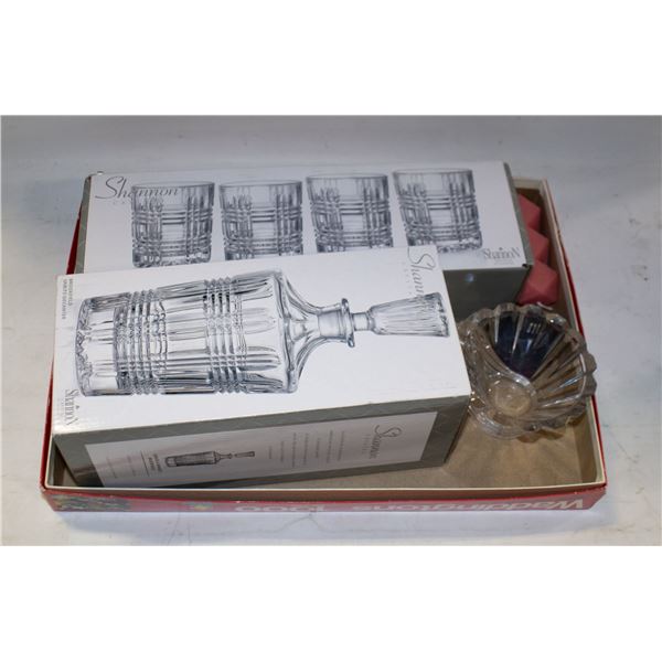 ESTATE CRYSTAL BOXED COLLECTION WITH 2