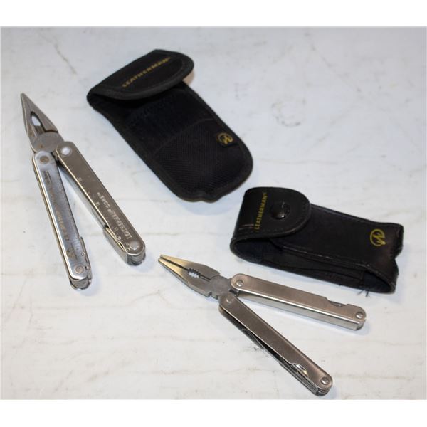 2 LEATHERMAN MULTI-TOOLS