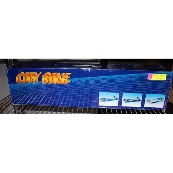 SCOOTER- FOLDING "CITY BIKE"- NEW IN BOX