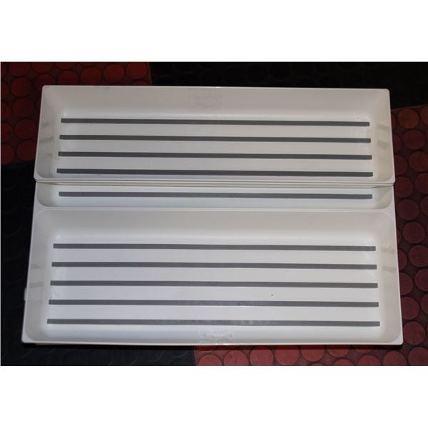 IKEA DRAWER ORGANIZERS- 5 PIECE ASST.