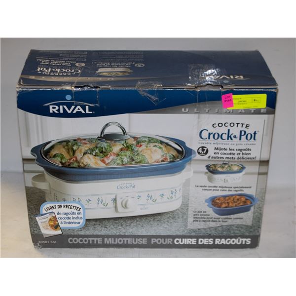 RIVAL 4.7 L CROCKPOT