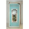 Image 1 : VINTAGE FISHING CLOCK SHADOW BOX 21"X10"