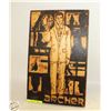 Image 1 : HAND MADE ARCHER CARTOON WOOD ART 14"X9"