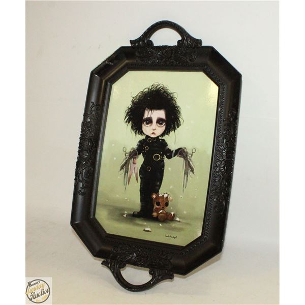 EDWARD SCISSORHANDS (EDDIE UH-OH) PRINT IN FRAME