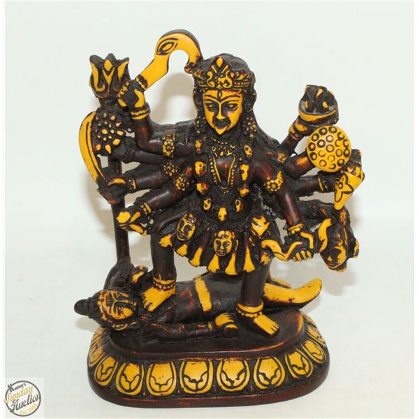 HINDU STATUE SCULPTURE MAHAKALI/KALI DEITY 6"