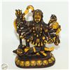 Image 1 : HINDU STATUE SCULPTURE MAHAKALI/KALI DEITY 6"