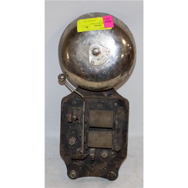 ANTIQUE FIRE BELL WALL MOUNT-ESTATE