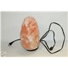 Image 1 : VINTAGE HIMALAYAN ROCK SALT LAMP 9" TALL