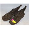 Image 1 : ANTIQUE MINERS METAL BOTTOM SHOES HEAVY