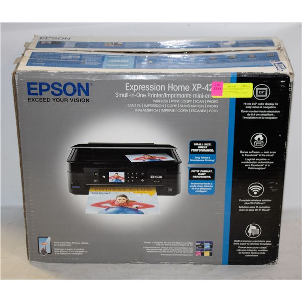 EPSON HOME X-420 WIRELESS PRINTER PLUS. PRINTER