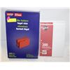 Image 1 : STAPLES LEGAL SIZE FILE FOLDERS - 100 RED