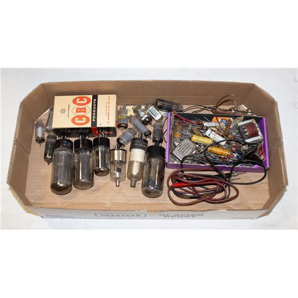COLLECTION OF ESTATE TUBES FOR OLD RADIOS ETC