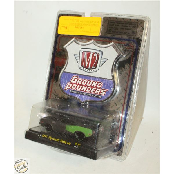 M2 GROUND POUNDERS 1971 PLYMOUTH CUDA 440 1:64