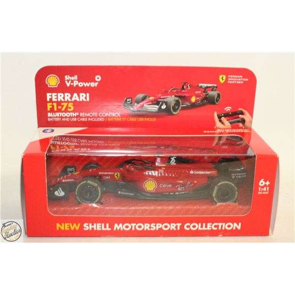 SHELL V-POWER FERRARI F1-75 DIECAST 1:41