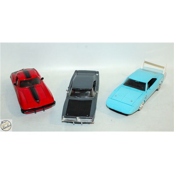 LOT OF 3 LOOSE MASITO DODGE CHARGERS 1:24