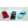 Image 1 : LOT OF 3 LOOSE MASITO DODGE CHARGERS 1:24