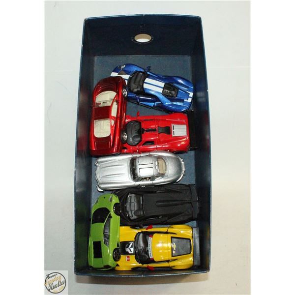 LOT OF VARIOUS LOOSE SPORTS CAR DIECAST 1:36