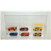 Image 2 : LOT OF 6 VARIOUS SPORTS CAR DIECAST IN CASE