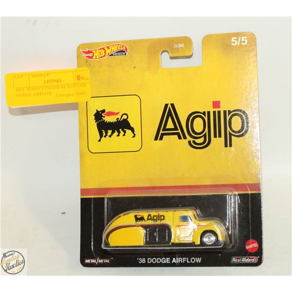 HOT WHEELS PREMIUM AGIP 1938 DODGE AIRFLOW