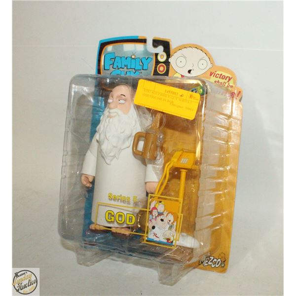 VINTAGE FAMILY GUY SERIES 5 GOD FIGURINE IN BOX