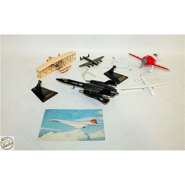 LOT OF VARIOUS DIE CAST AIRPLANES