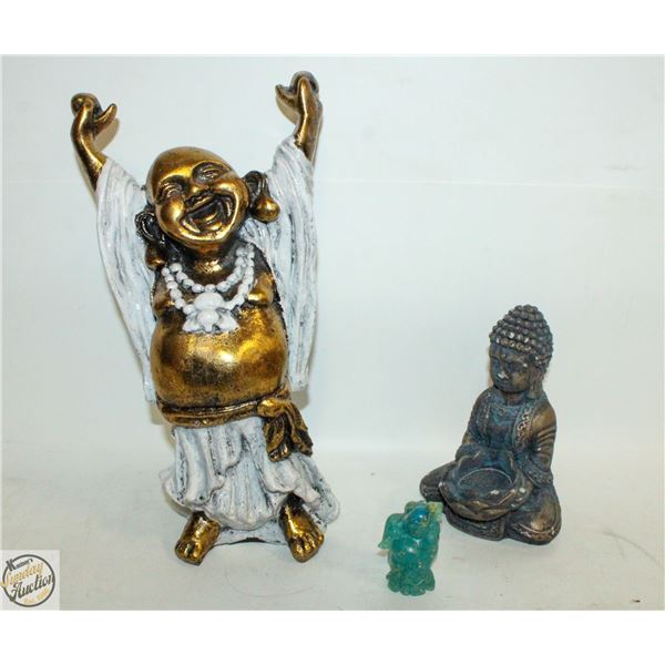 LOT OF VARIOUS BUDDHA DECORATIONS