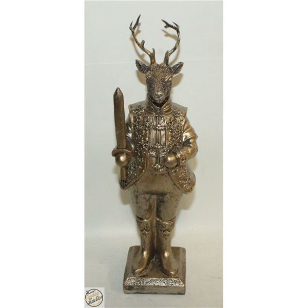 VINTAGE HIRSCH DEER WITH SWORD