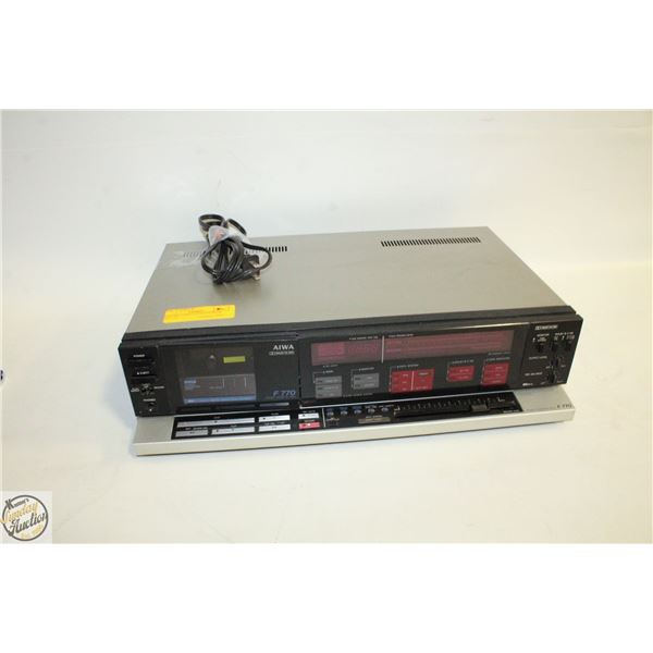 VINTAGE AIWA CASSETTE DECK AD-F770