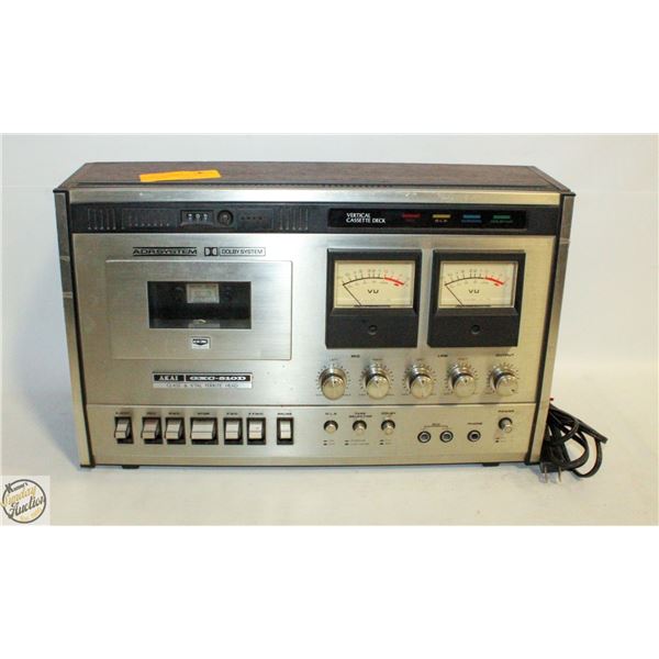 VINTAGE AKAI GXC 510D TAPE DECK 2 HEAD