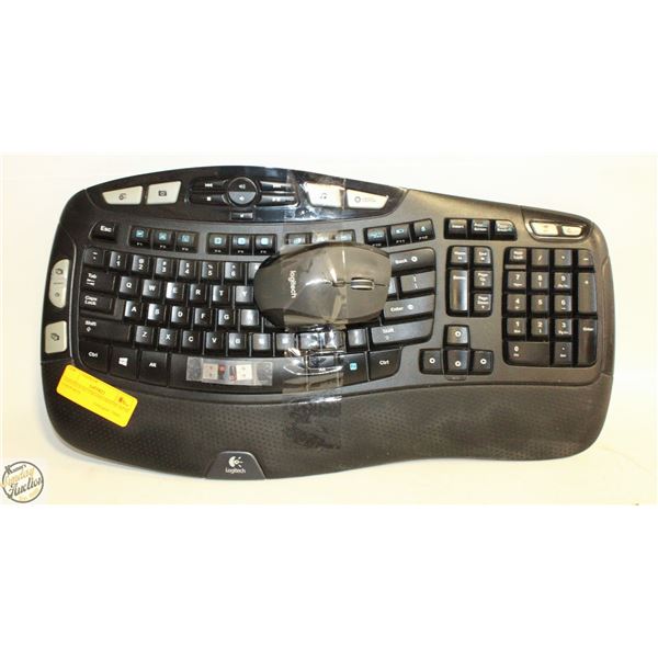 LOGITECH KEYBOARD MOUSE WITH USB PORTS