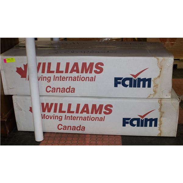 2  BOXES OF ARTIFICIAL FLOWERS