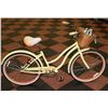 Image 1 : YELLOW VINTAGE BIKE WITH WICKER BASKET