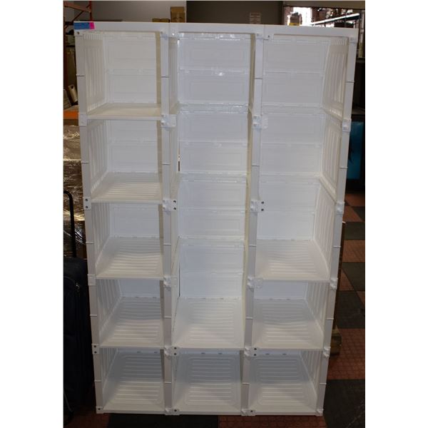 WHITE CLOSET ORGANIZER