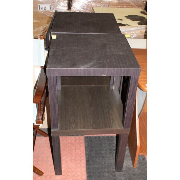 4 IKEA END TABLES 20 X 20