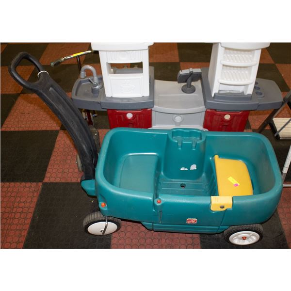 STEP 2 TEAL COLOUR KIDS WAGON