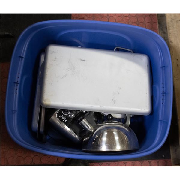 BIN CAMP COOKING SUPPLIES