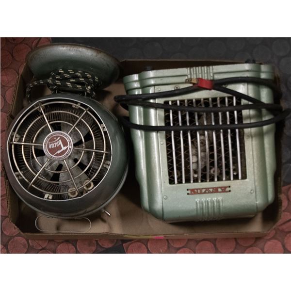 VINTAGE INDUSTRIAL TYPE HEATERS TESTED WORKING