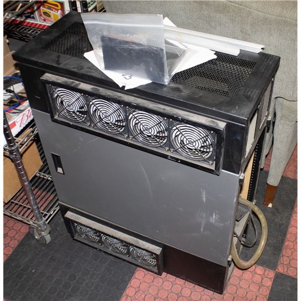 LARGE COMPUTER SERVER TOWER + NEW AND USED PARTS