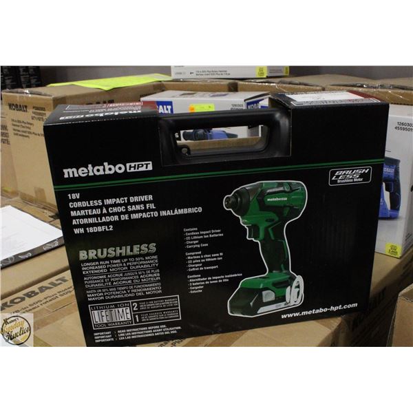 BRAND NEW METABO HPT 18VOLT CORDLESS IMPACT DRIVER