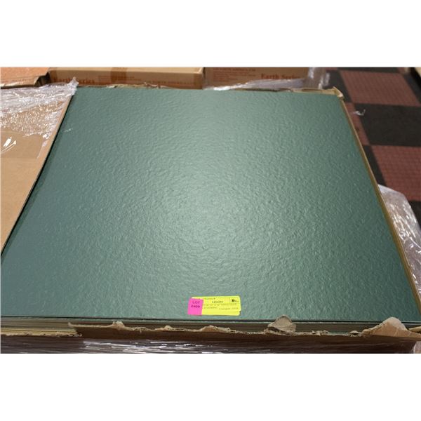 PALLET OF 24" X 24" VINYL GLUE DOWN FLOORING