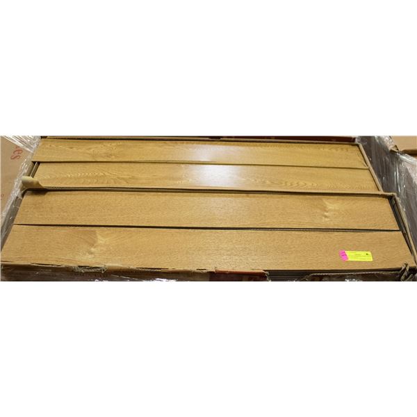 PALLET OF ASSORTED VINYL GLUE DOWN FLOORING