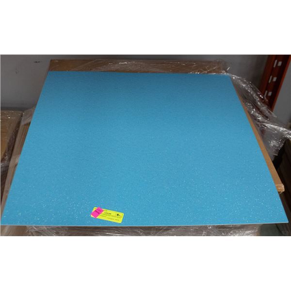 PALLET OF ASSORTED VINYL GLUE DOWN FLOORING