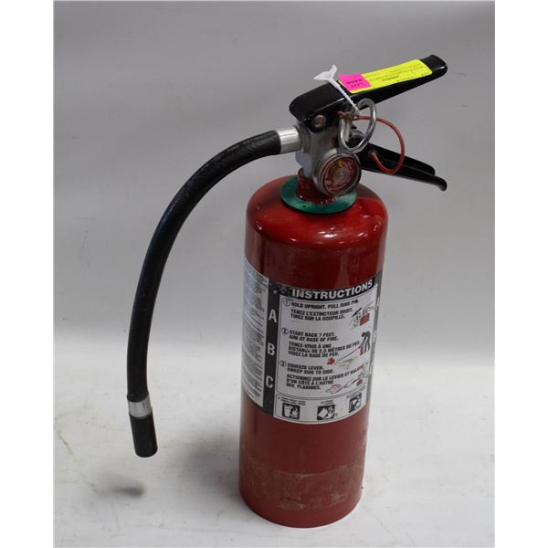 FULLY CHARGED & CERTIFIED FIRE EXTINGUISHER
